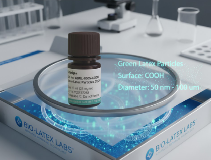 Green Latex Particles, 0.3 um